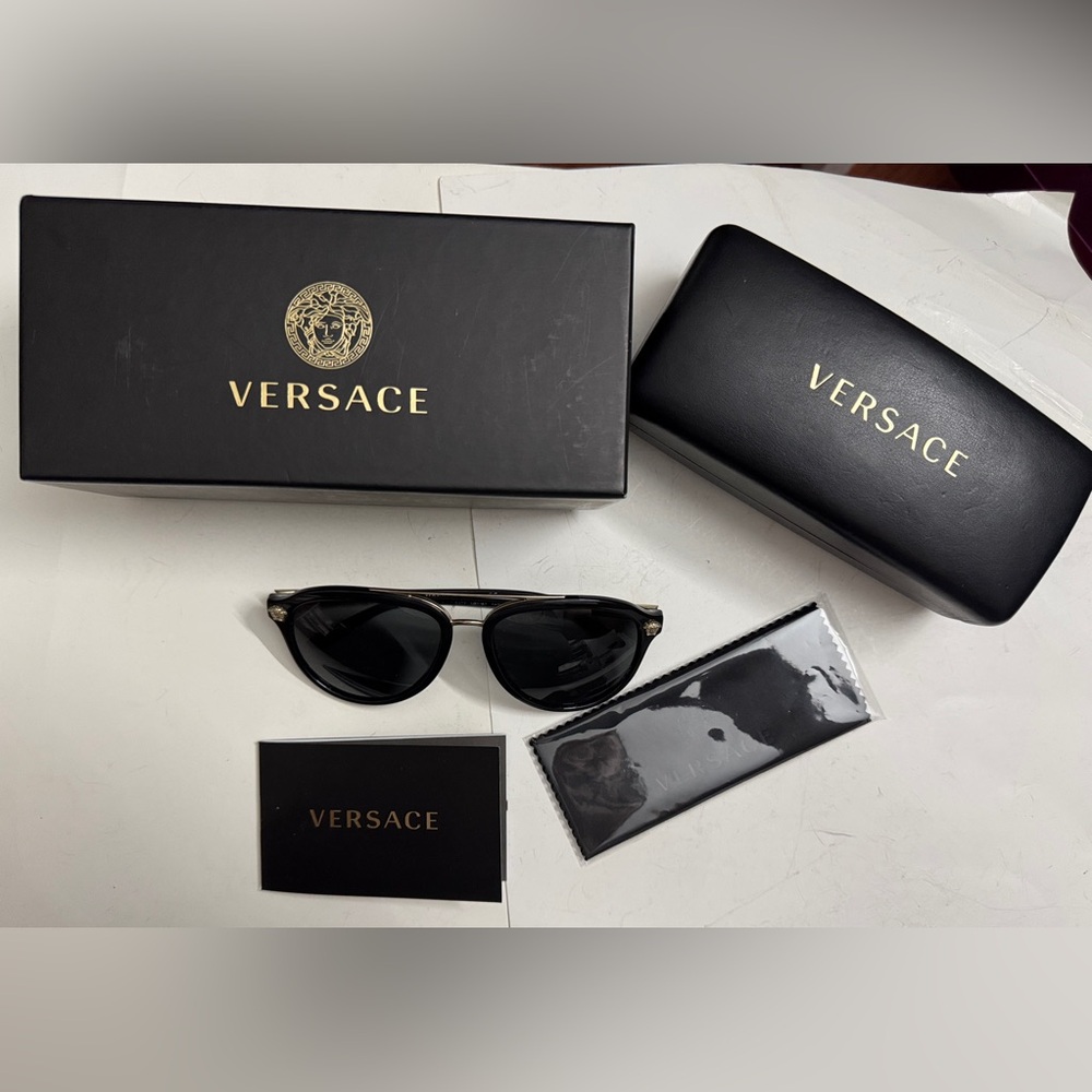 Versace glasses case and box